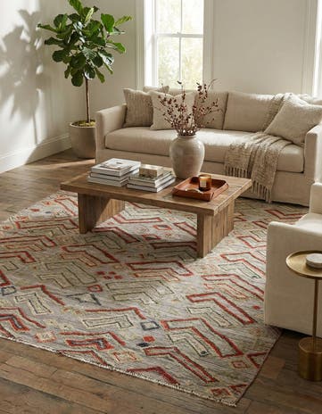 8' 2 x 10' 2 Hand Knotted Darya Wool Rug