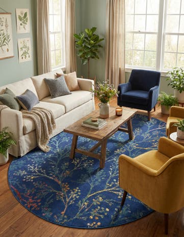 7' 10 x 10' Blossom Oval Rug