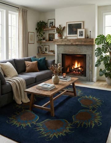 7' 5 x 7' 7 Luna Square Rug
