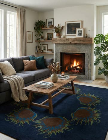 7' 5 x 7' 7 Luna Square Rug