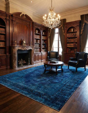 8' 8 x 11' 4 Vintage Royal Wool Rug