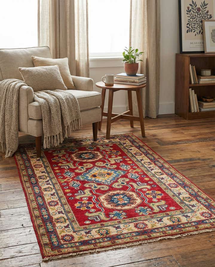 2' 8 x 4' 2 Hand Knotted Kazak Rug