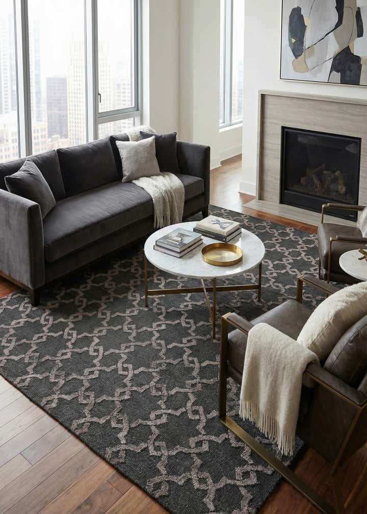 8' x 10' Hand Knotted Luna Rug