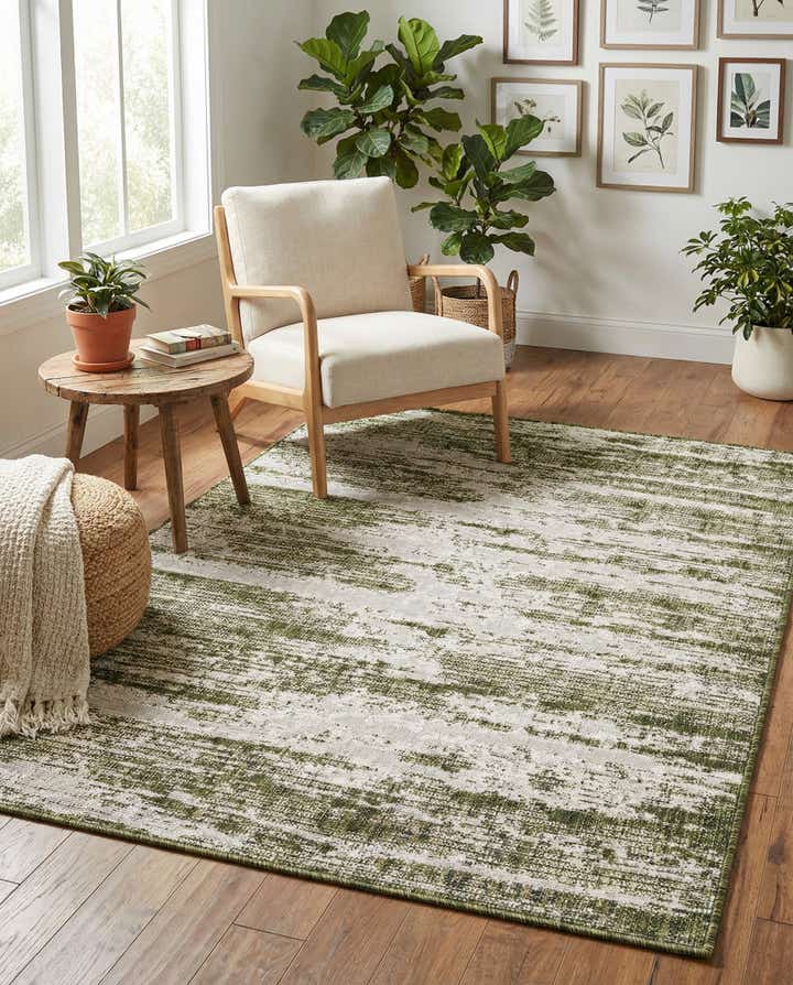 4' x 6' Easy-Clean Modern Indoor / Outdoor Rug