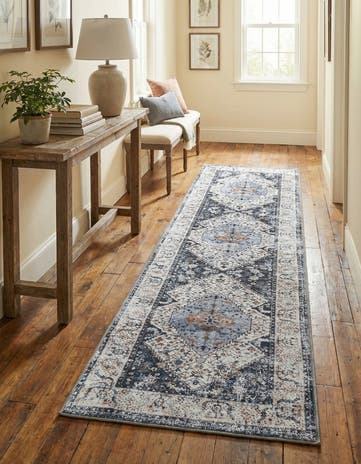 2' 7 x 10' Washable Yara Runner Rug