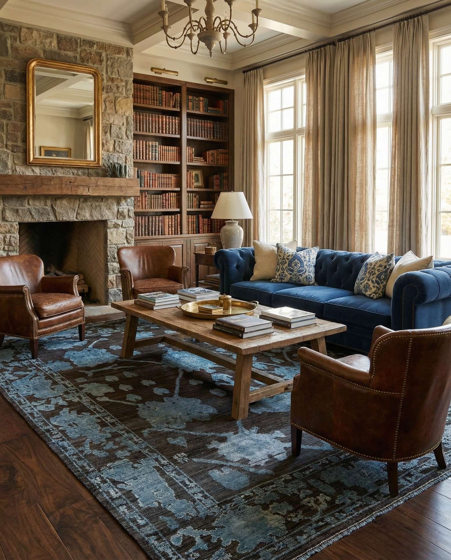 9' 3 x 11' 4 Hand Knotted Oushak Wool Rug