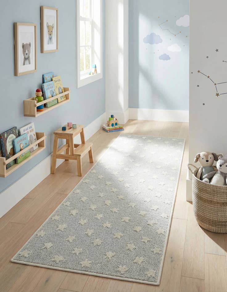 Detail image of 2' 2 x 5' Whimsy Kids Runner Rug