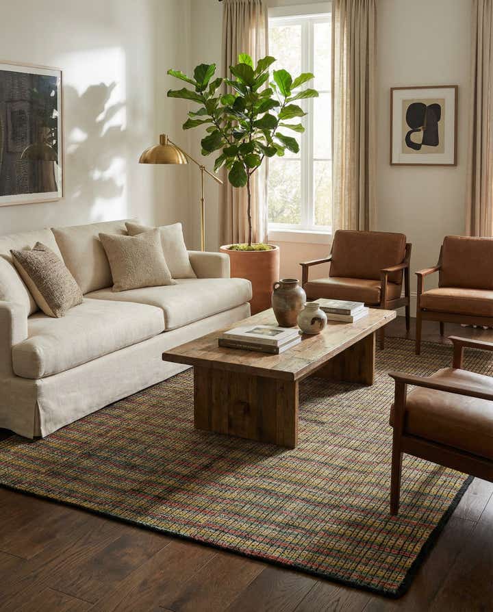 5' 4 x 8' Hand Knotted Darya Wool Rug