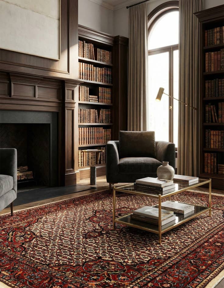 Detail image of 2' 10 x 4' 7 Bidjar Wool Rug