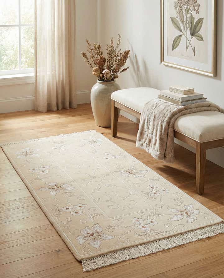 2' 8 x 4' 8 Hand Knotted Darya Wool Rug