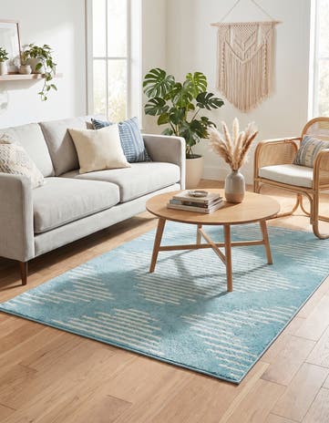 Light Blue Kai Rug