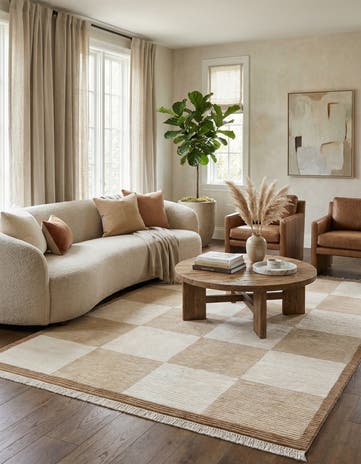 6' 5 x 9' 7 Hand Knotted Darya Wool Rug