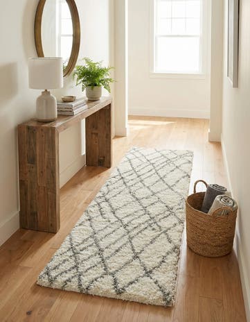 2' 7 x 10' Soft Touch Shag Runner Rug