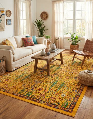 Yellow Calypso Rug