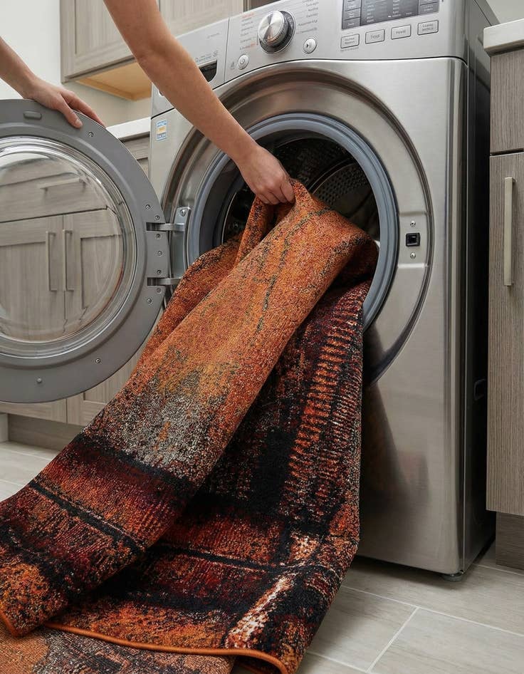 Detail image of 7' x 10'  Washable Casablanca Rug