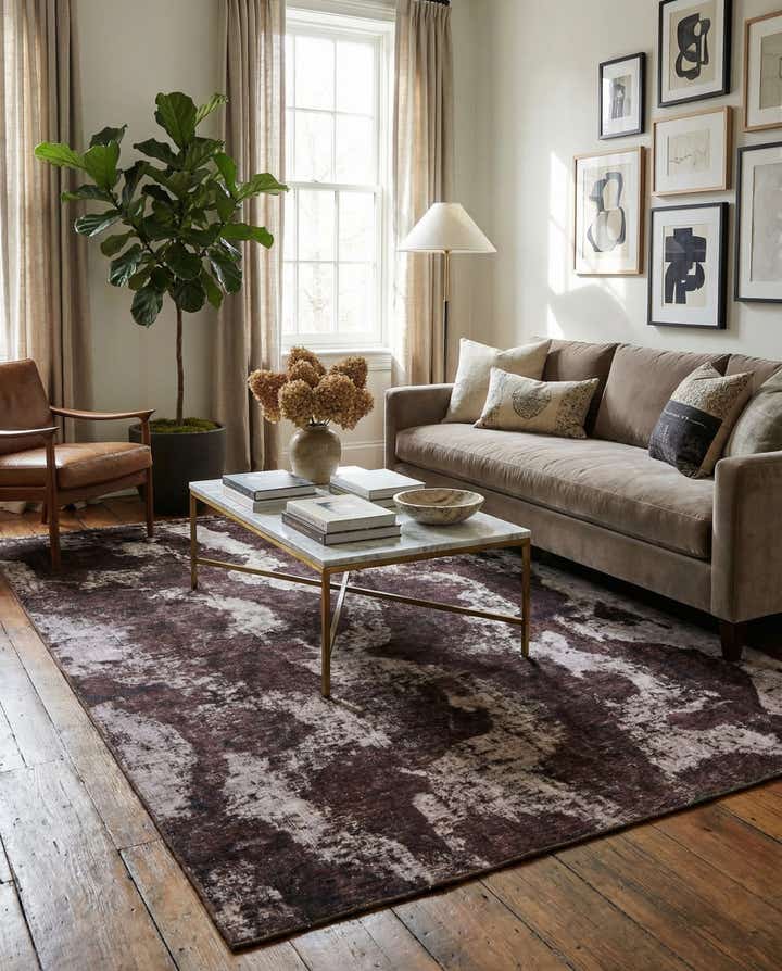 6' 2 x 8' 9 Hand Knotted Ultra Vintage Persian Wool Rug