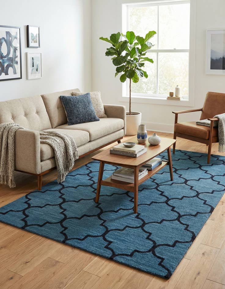 Detail image of  5' 1 x 8' 1 Luna Rug