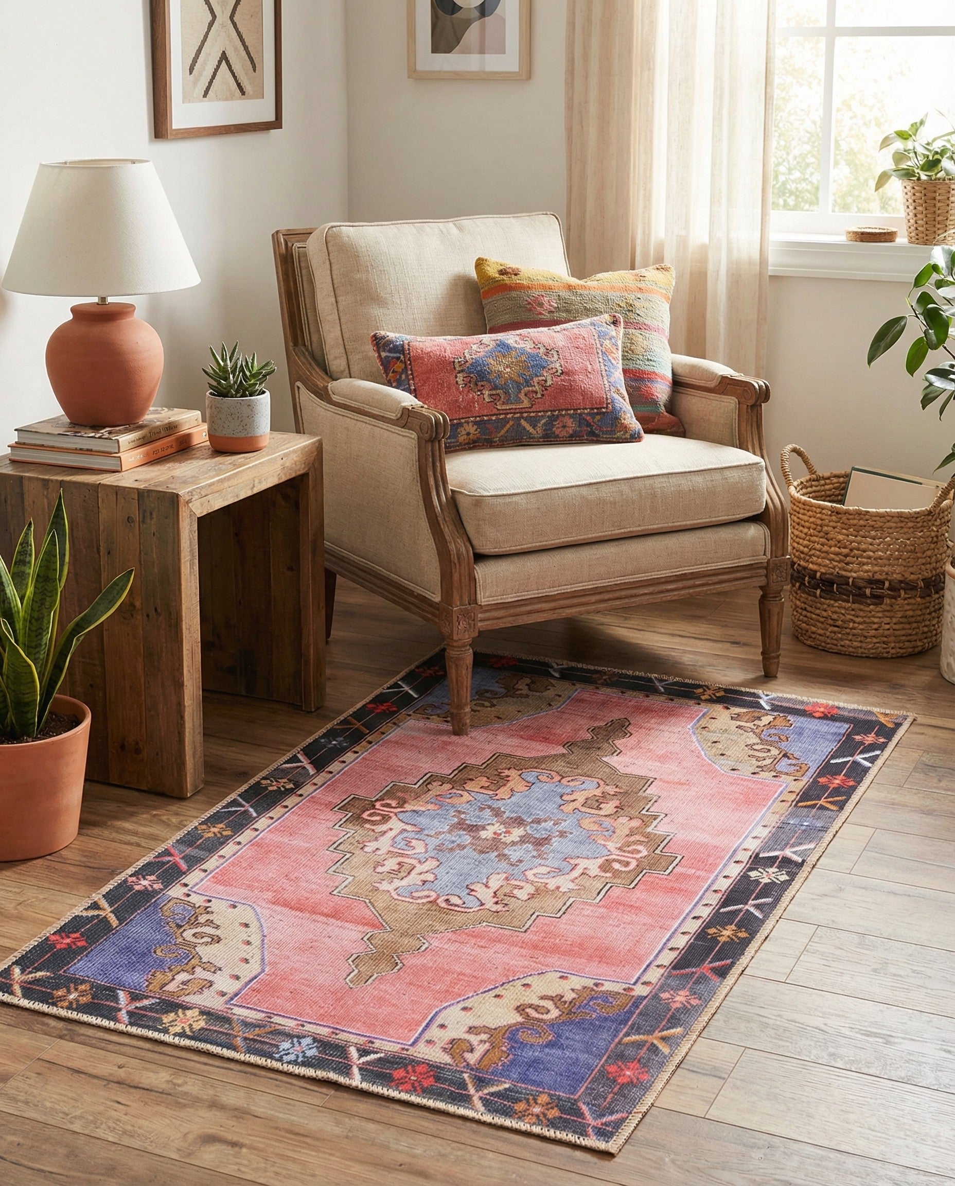2' x 3' Washable Timeless Rug