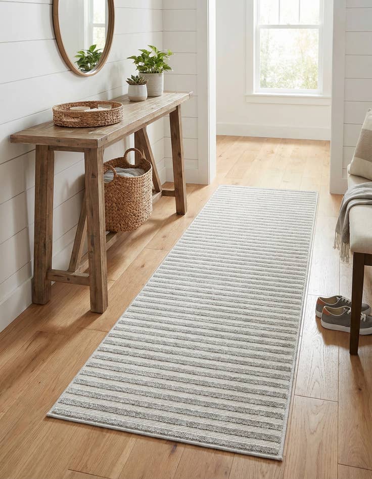 Detail image of 2' x 6' Easy-Clean Sabrina Soto Indoor / Outdoor Runner Rug
