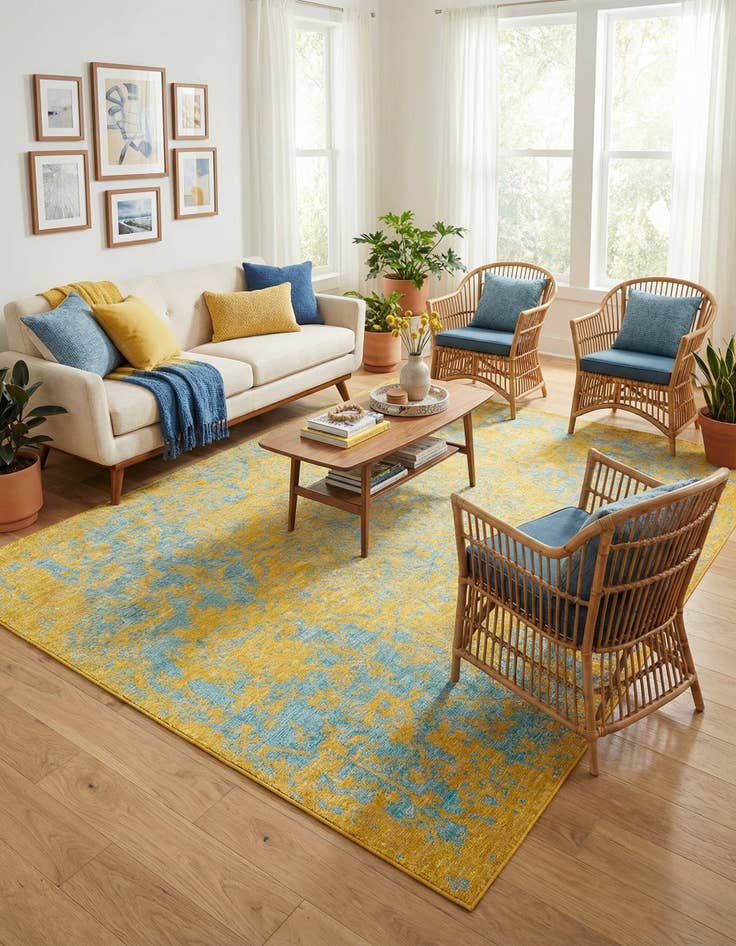 Detail image of 7' 10 x 10'  Washable Jill Zarin Dubai Indoor / Outdoor Rug