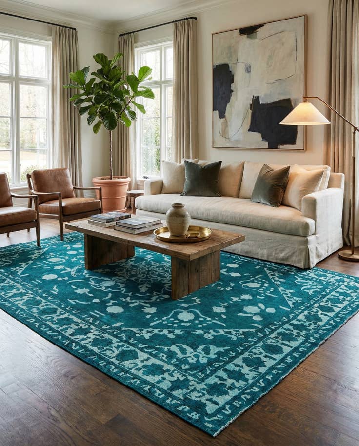 Detailansicht von 280cm x 400cm Handgeknüpft Ultra Vintage Persisch Wolle Teppich