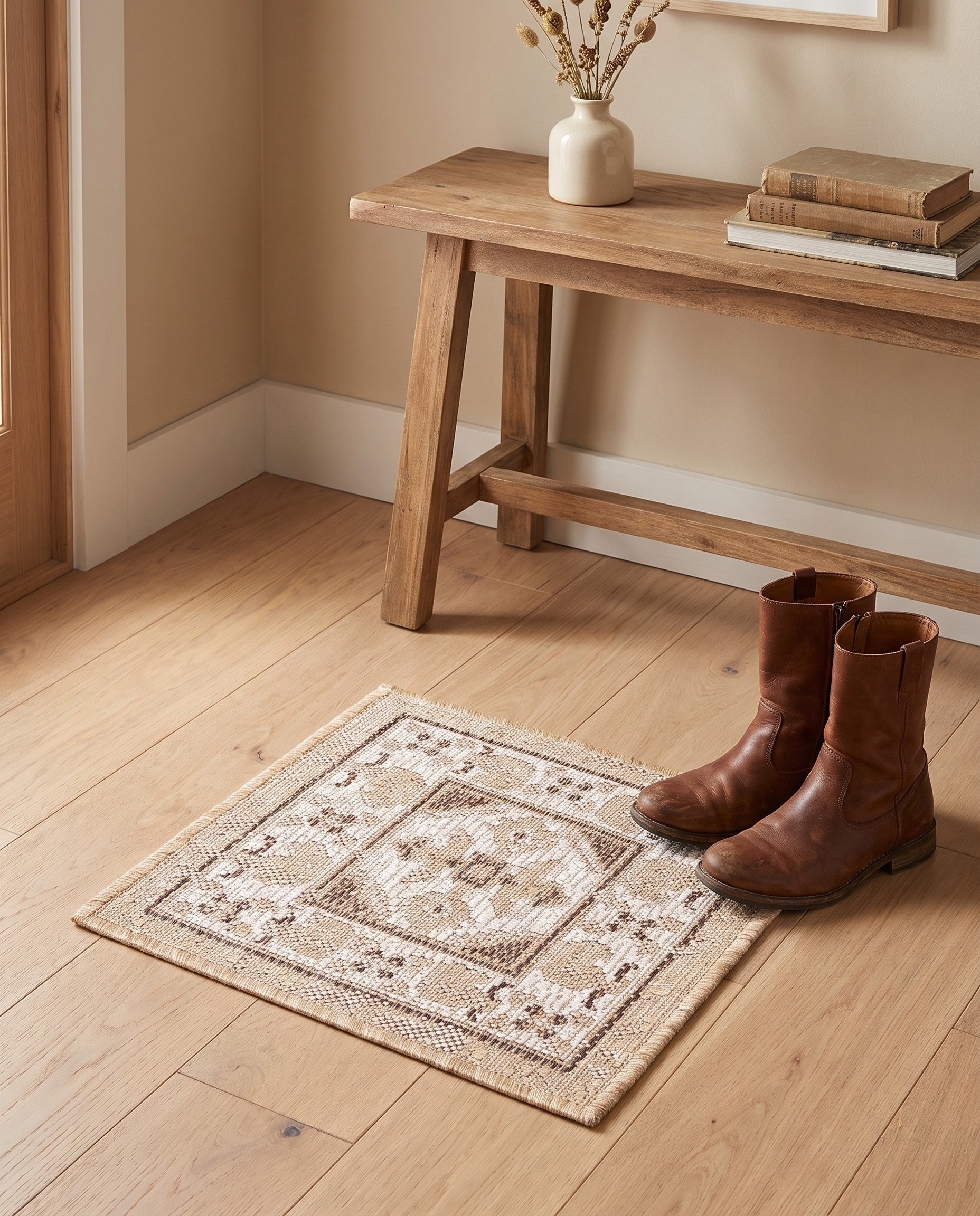 1' 4 x 1' 4 Easy-Clean Traditional Indoor / Outdoor Sample Rug