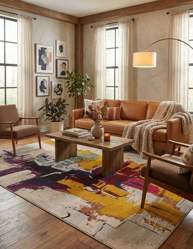 Detail image of 10' 6 x 16' 5  Washable Casablanca Rug