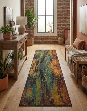 2' 7 x 10' Washable Sevilla Runner Rug