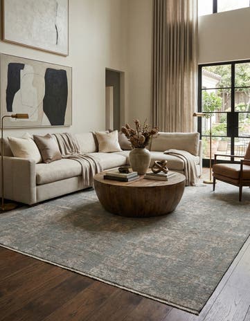8' 10 x 11' 6 Hand Knotted Ultra Vintage Persian Wool Rug