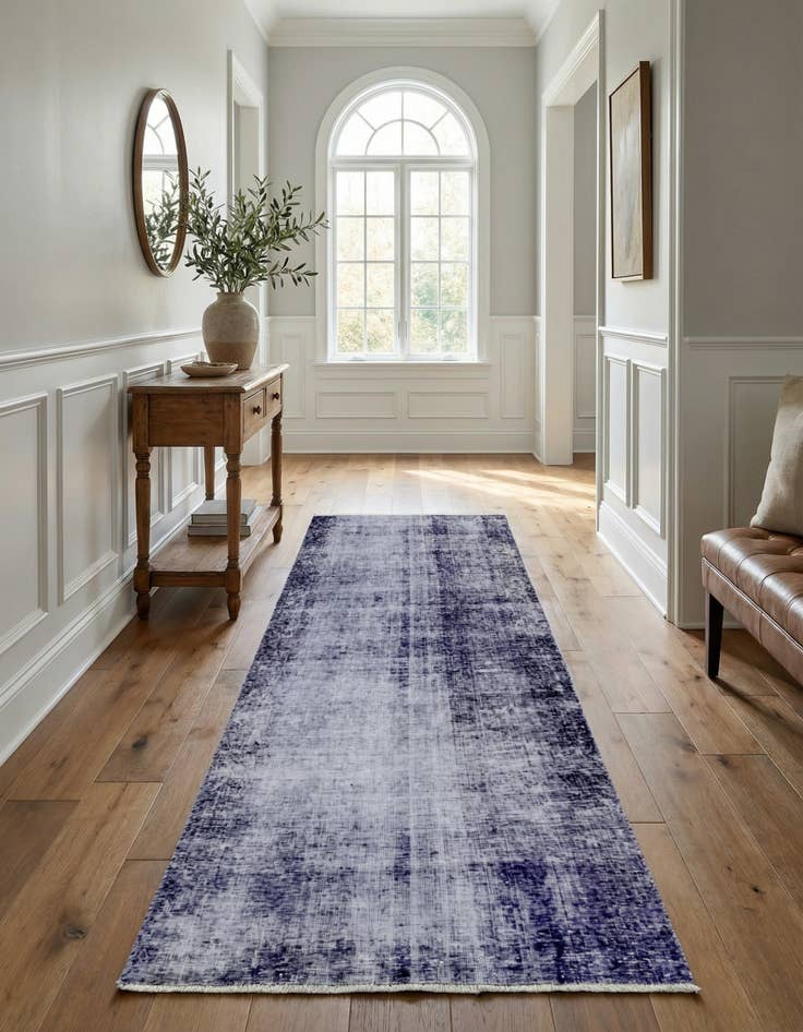 Detail image of 3' 2 x 6'  Hand Knotted Ultra Vintage Persian Wool Runner Rug