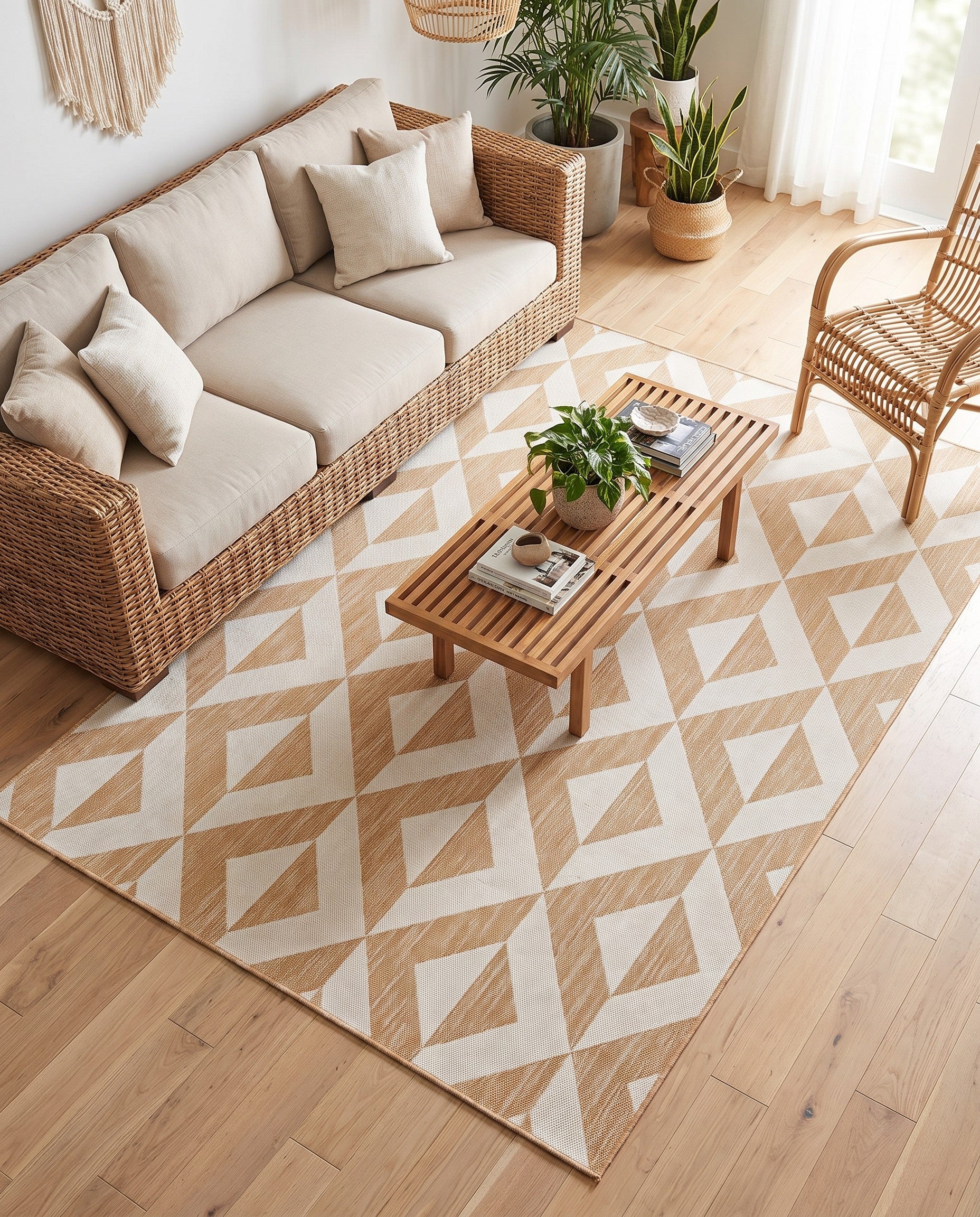 6' x 9' Easy-Clean Jill Zarin Napa Indoor / Outdoor Rug