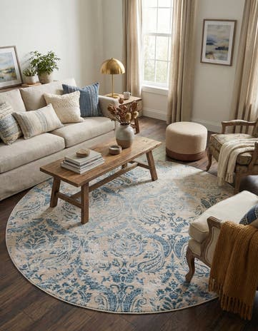 7' 10 x 7' 10 Victoria Round Rug