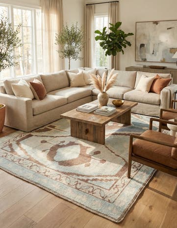 8' 3 x 10' Hand Knotted Moroccan Wool Rug