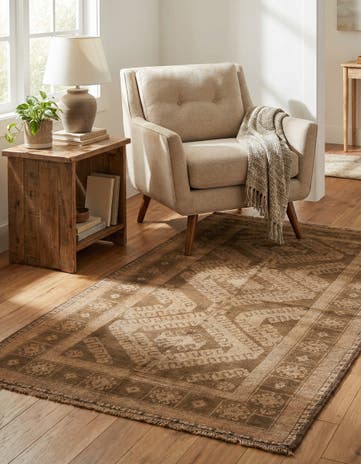 3' 5 x 6' 3 Hand Knotted Ultra Vintage Persian Wool Rug