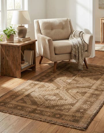 3' 5 x 6' 3 Hand Knotted Ultra Vintage Persian Wool Rug