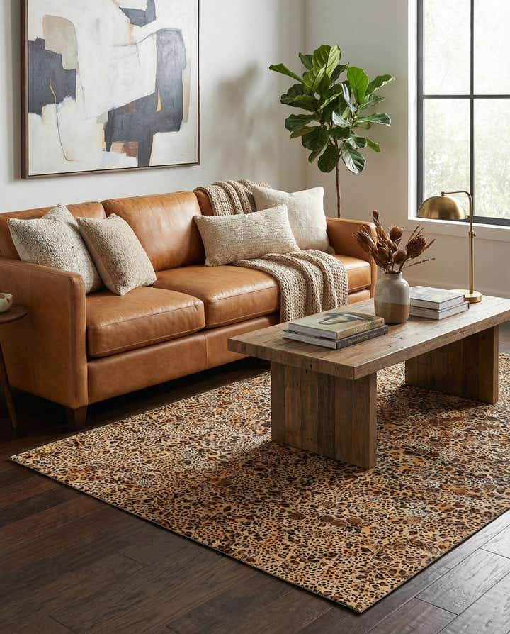 5' x 8' Cowhide Stocks Rug