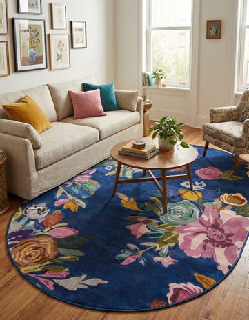5' 3 x 7' 10 Blossom Oval Rug