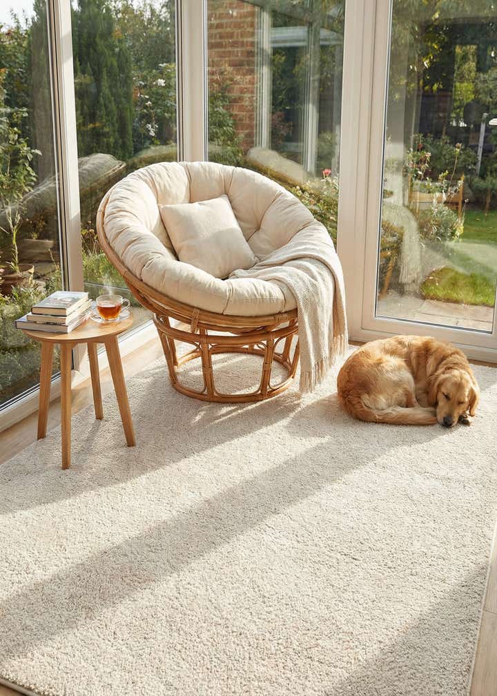 7' 10 x 10' Solid Frieze Rug