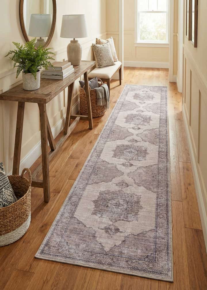 2' 7 x 12' Washable Mangata Runner Rug