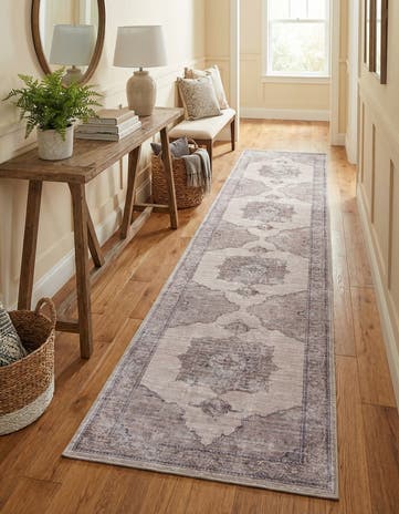 2' 7 x 12' Washable Mangata Runner Rug