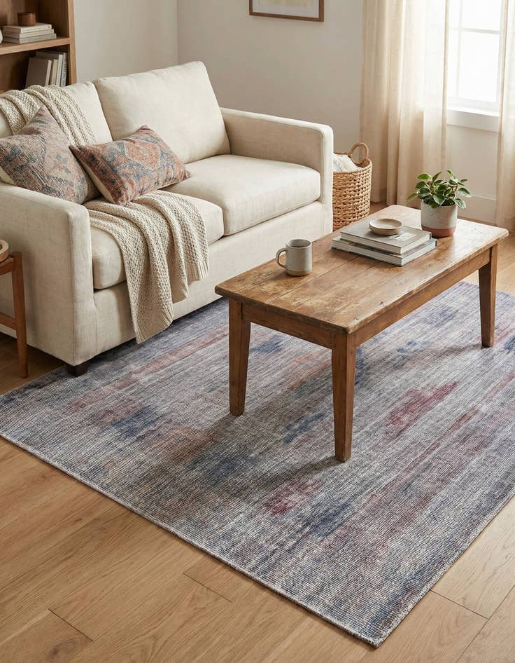 Detail image of 5' 3 x 5' 3  Washable Sisu Square Rug