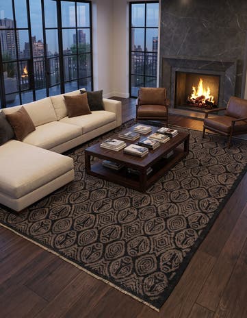 8' 2 x 10' 5 Hand Knotted Darya Wool Rug