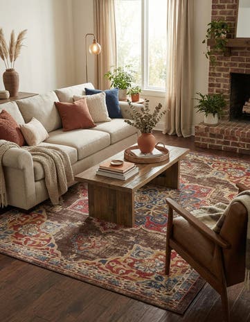 Chocolate Brown Eden Rug