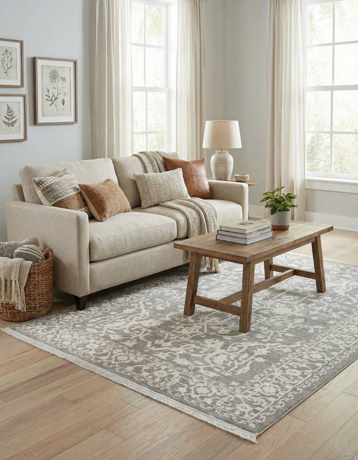 Detail image of  4' x 6' Modern Classical Rug