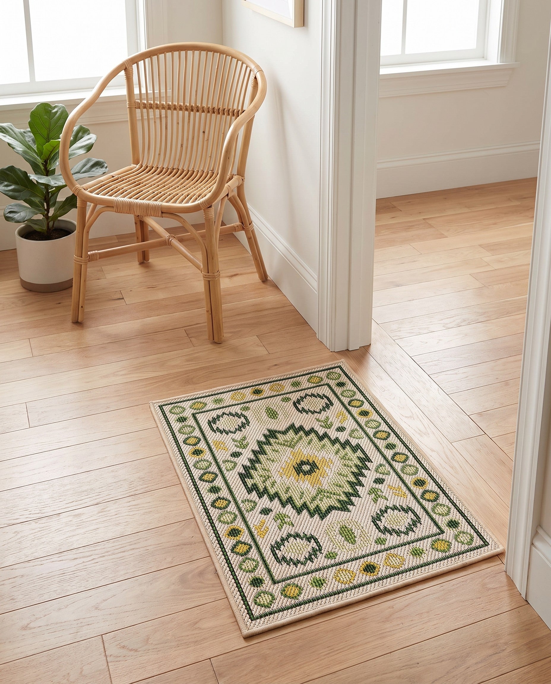 2' x 3' Easy-Clean Baja Indoor / Outdoor Rug
