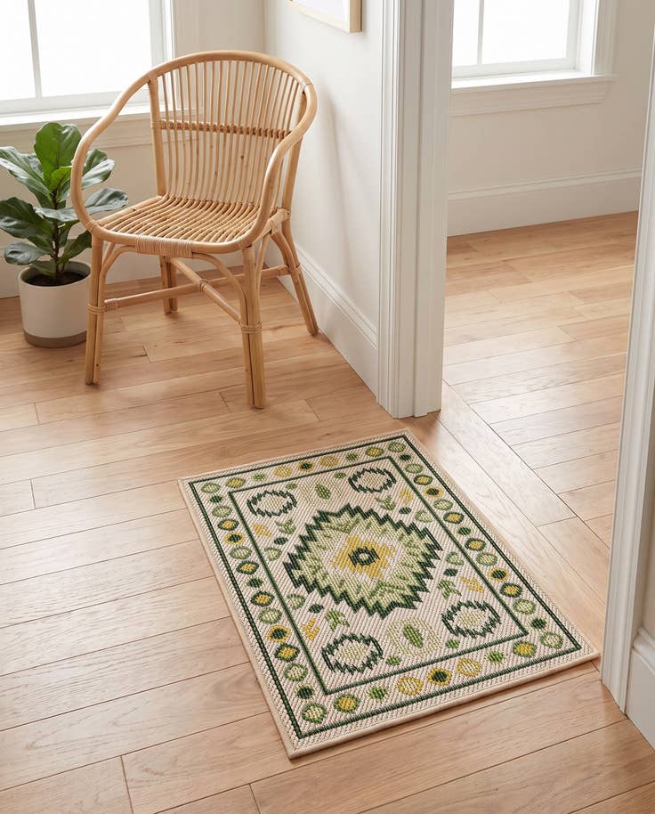 Vue détaillée : 60cm x 95cm Facile à nettoyer Baja Tapis Intérieur / Extérieur