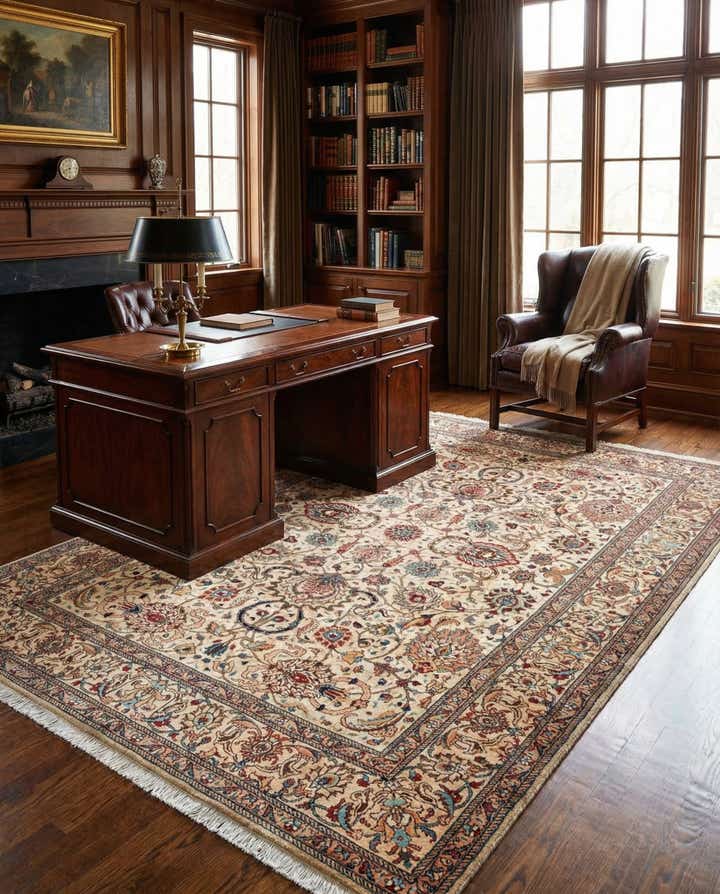 7' 10 x 11' 4 Tabriz Wool Rug