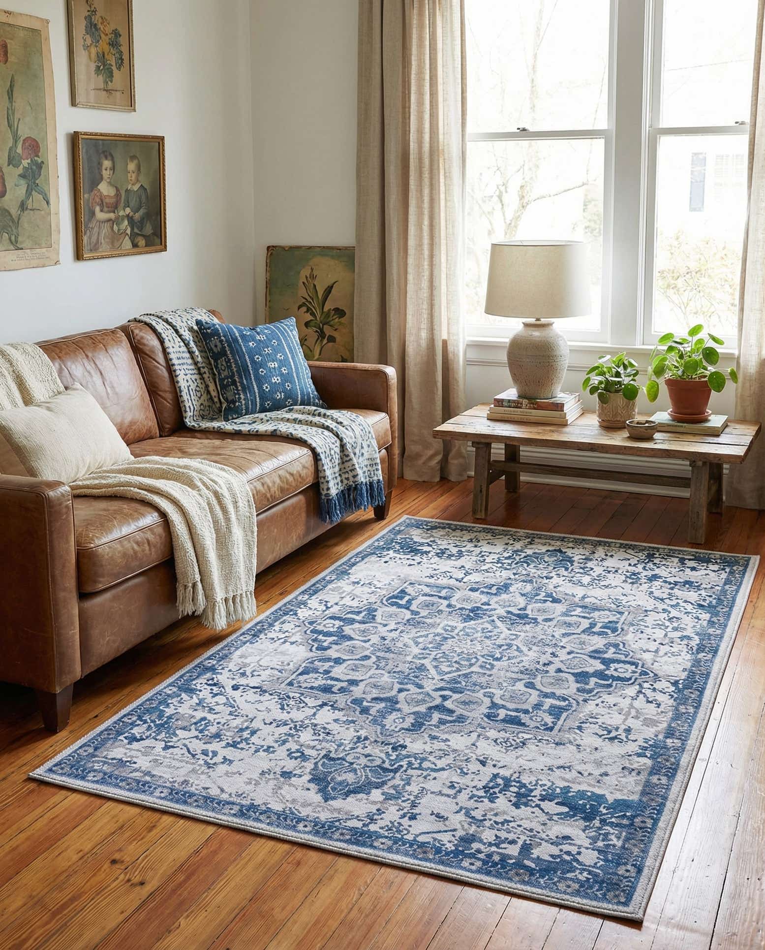 3' 3 x 5' 3 Washable Francesca Rug