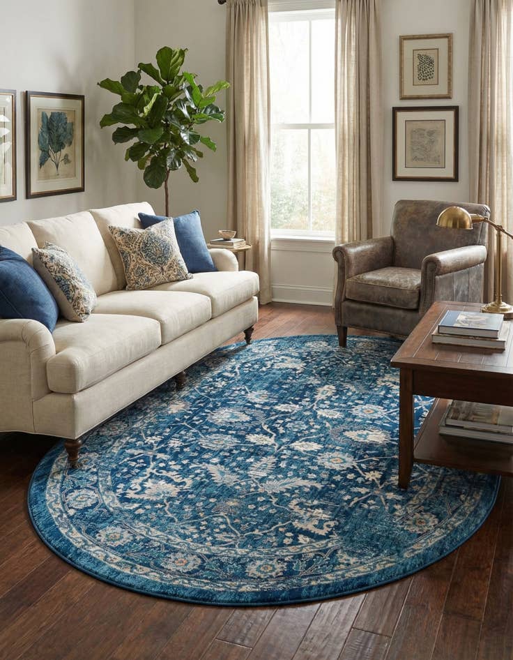 Detail image of 7' 10 x 10' Stockholm Oval Rug