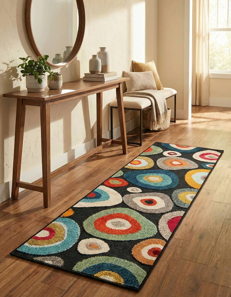 Detail image of 2' x 6' Easy-Clean Casablanca Indoor / Outdoor Runner Rug